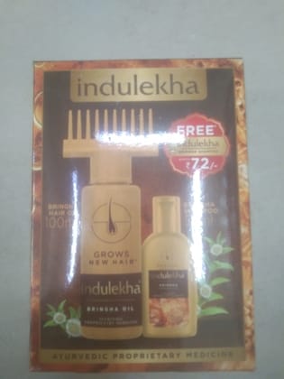 Indulekha Bringha Hair oil 100ml +inDulekha Shampoo 50ml 