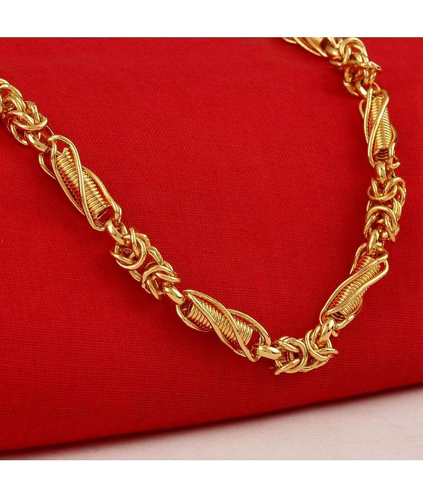 FASHION FRILL - Gold Plated Chain ( Pack of 1 )