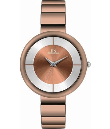 IIK COLLECTION - Brown Stainless Steel Analog Womens Watch