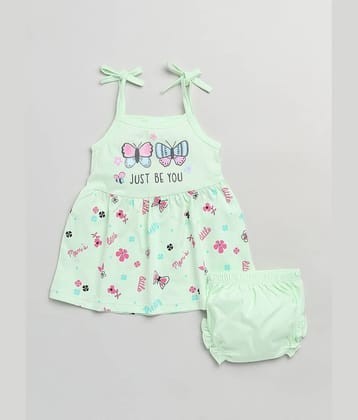 Mars Infiniti Pack of 1 Baby Girls Cotton Frock ( Pink )