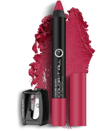 Colors Queen Color It All Non Transfer Matte Lip Crayon 3.5g, Make It Happen (Shade - 10)