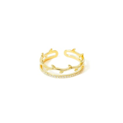 Agnella  | 925 Silver Ring for Women-Gold / Dec-18