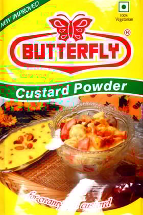 Butterfly Custard  Powder 500g (Weight - 500g) by Butterfly Dessert Mixes and Bakery Needs.
