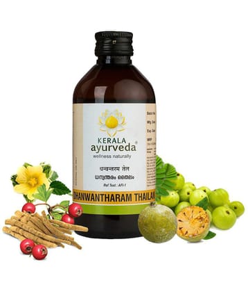 Kerala Ayurveda Dhanwantharam Thailam 200 Ml | For Pre & Post Natal Massage | Soothing Massage Oil for Pregnant Belly | For Pregnancy Massage
