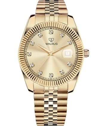 Walrus Gold Brass Analog Men's Watch