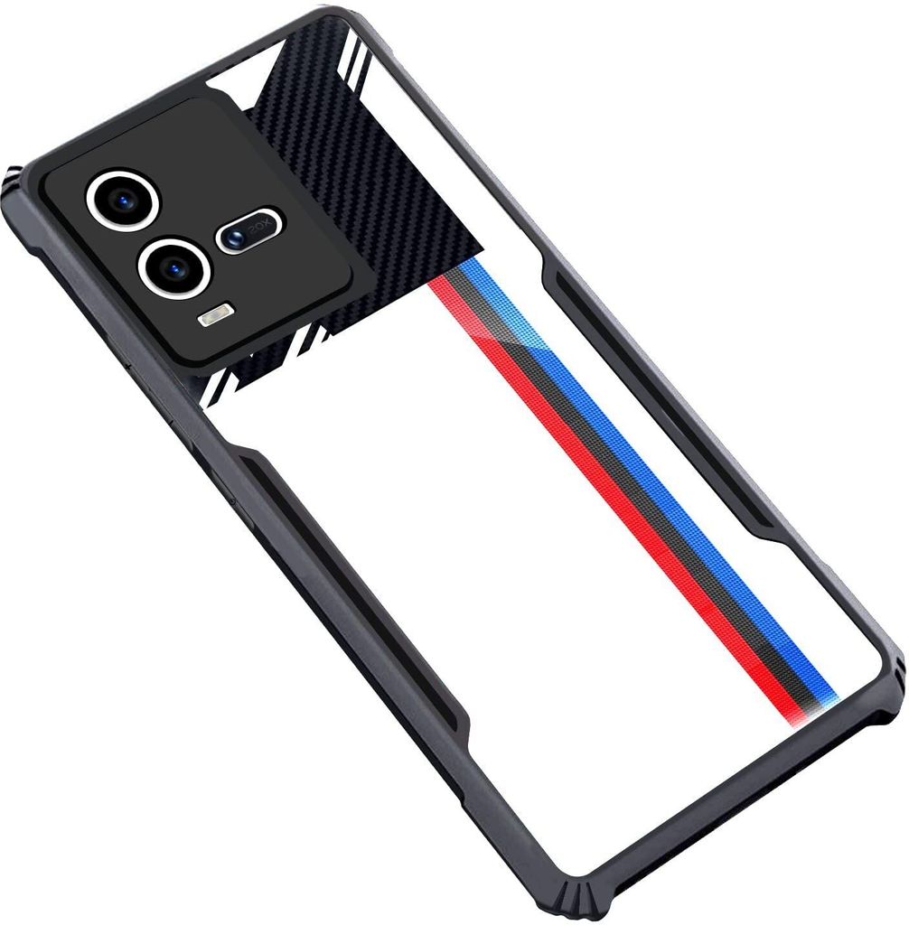 PLUGTECH Slim Shockproof Case | Matte Black Soft | Drop Protection | Precise Cutouts | Premium Mobile Cover for iQOO 10 5G, iQOO 9T 5G