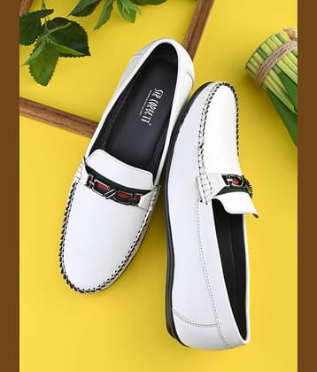 Sir Corbett White Men's Slip on