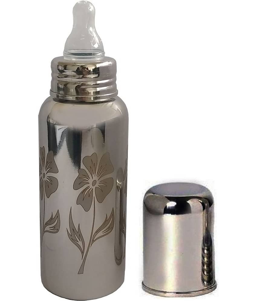 erum - 250 Silver Feeding Bottle ( Pack of 1 )