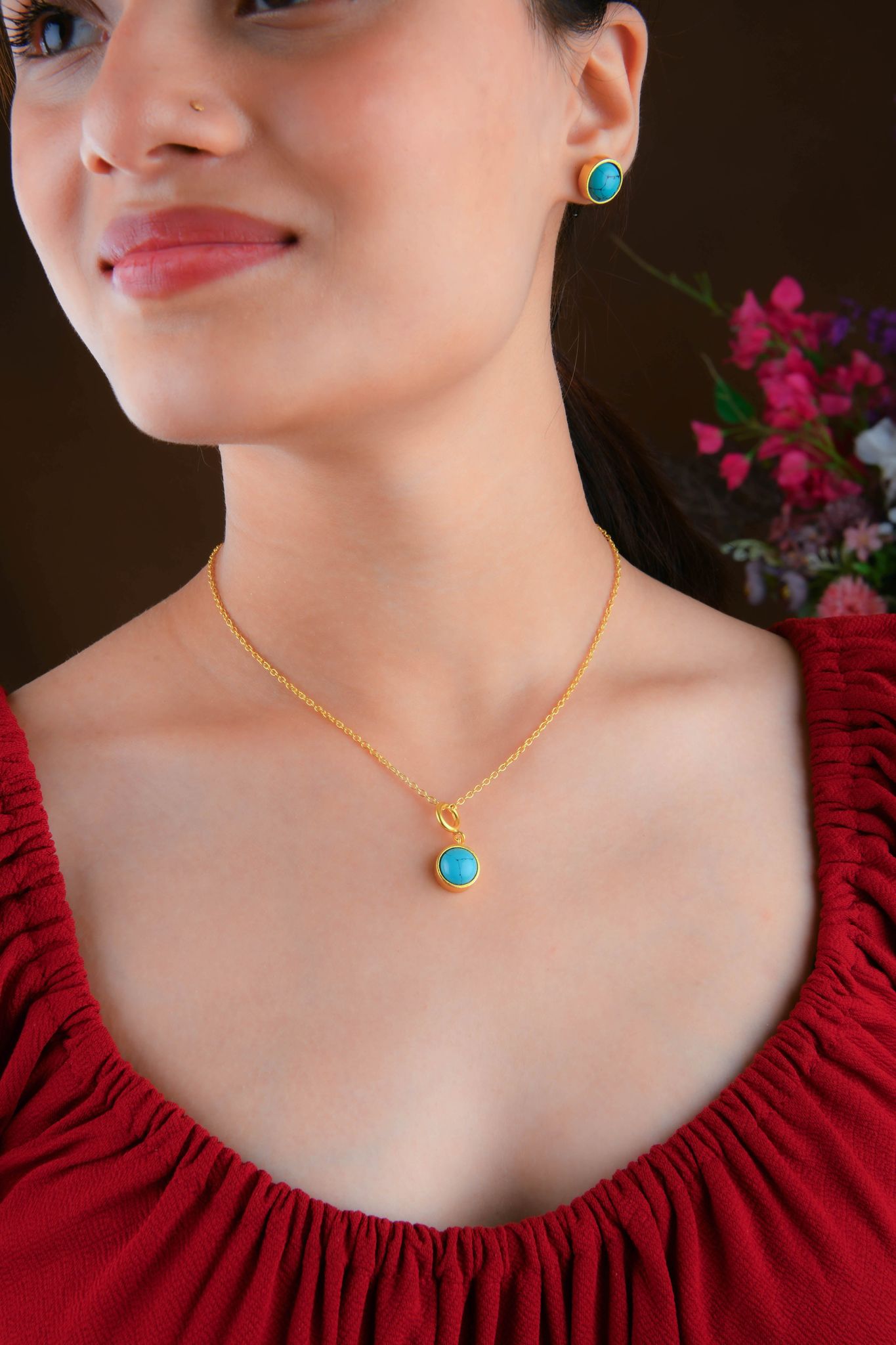 Turquoise Charm Set