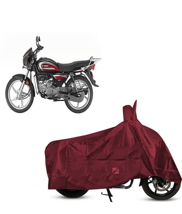 EGAL Bike Body Cover for Hero Hero Splendor+ New BS6 ( Pack of 1 ) , Maroon