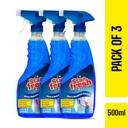Stanfresh Glass & Household Cleaner - 500ml (Pack of 3)