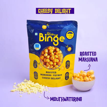 Roasted Makhana: Cheesy Delight family Pack Roasted Makhana: Cheesy Delight family Pack - Pack of 4 Roasted Makhana: Cheesy Delight family Pack Roasted Makhana: Cheesy Delight family Pack - Pack of 4
