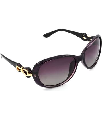 Hrinkar Purple Rectangular Sunglasses ( Pack of 1 )