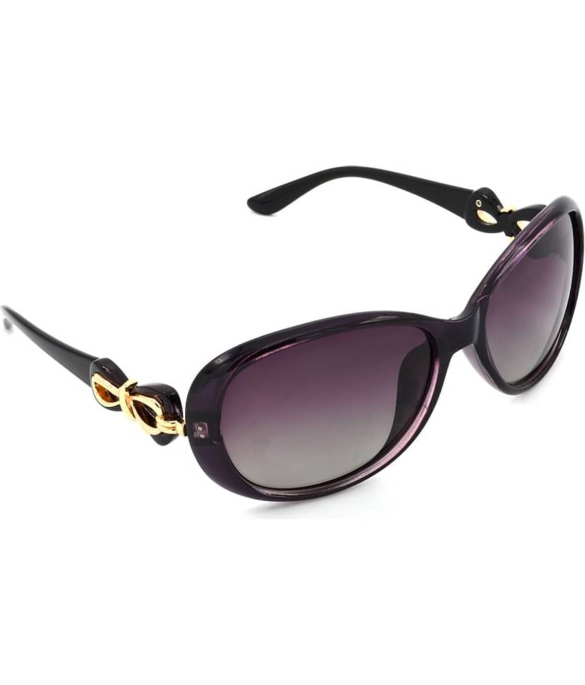 Hrinkar Purple Rectangular Sunglasses ( Pack of 1 )
