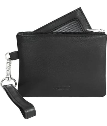 Calfnero Genuine Leather Key Case/Coin Wallet Cum Card Holder