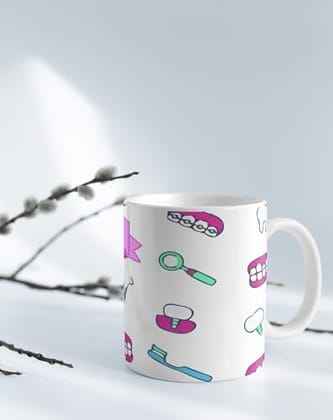 The Magical Gifts Doctor Theme Odontology Printed Mug 325ml | Gift for Dentists, Dental Students, Professionals, Kids, Medical Staff on Graduation, Birthday, Appreciation