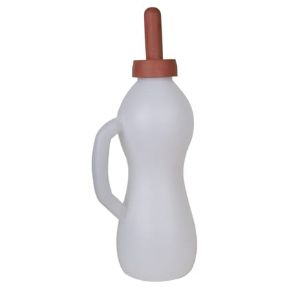 FAIRBIZPS Calf Feeding Milk Bottle, Milk Feeding Bottle for Calf with Nipple, Calf Feeding Bottle White, 2 Liter FAIRBIZPS Calf Feeding Milk Bottle, Milk Feeding Bottle for Calf with Nipple, Calf Feeding Bottle White, 2 Liter