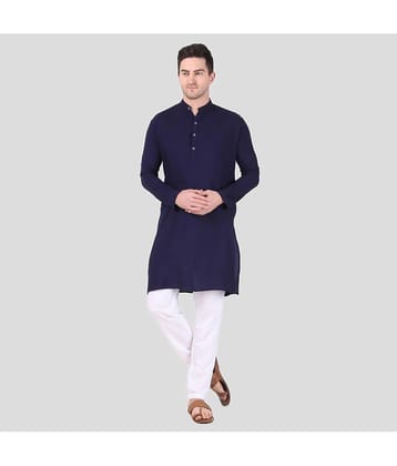 Preen Yellow Cotton Blend Regular Fit Men's Kurta Pyjama Set ( Pack of 1 )