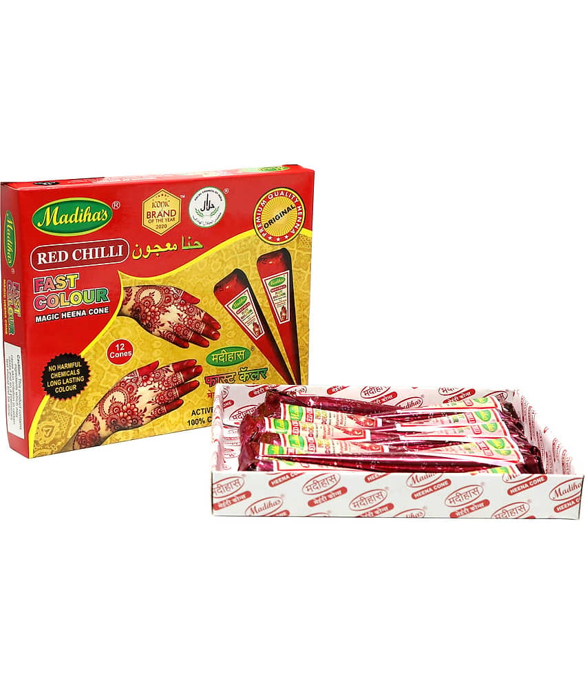MADIHA'S Natural Henna 336 g Pack of 12