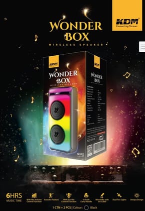 KDM Wonder Box  SPEAKER Random Color