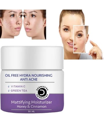 Vigini Anti Acne Vitamin C Oil Free Hydra Nourishing Mattifying Moisturizer Pimples Scar Removal Honey Cinnamon Salicylic Acid Niacinamide Face Gel Men Women Acne Prone Skin, Removes Pigmentation Pore Tightening Use Cream Facial Kit Pack Serum Face Wash