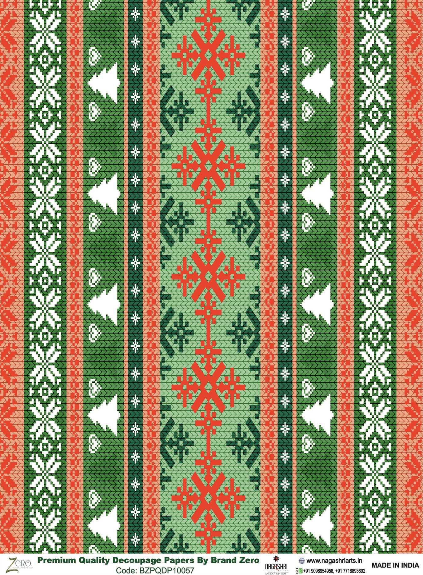 Brand Zero Premium Quality Decoupage Paper Pack of Two - Design Code: BZPQDP10057