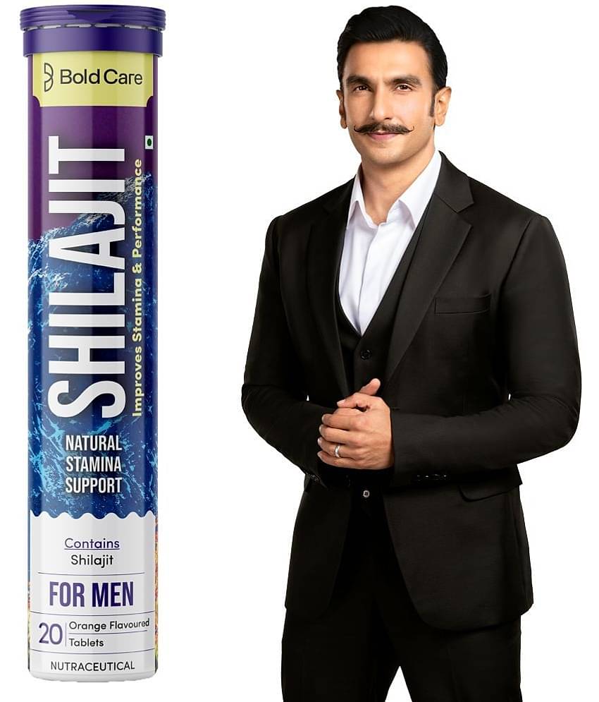 Bold Care Shilajit Effervescent Tablets for Stamina Support - 20 Effervescent Tablets, Pack of 1