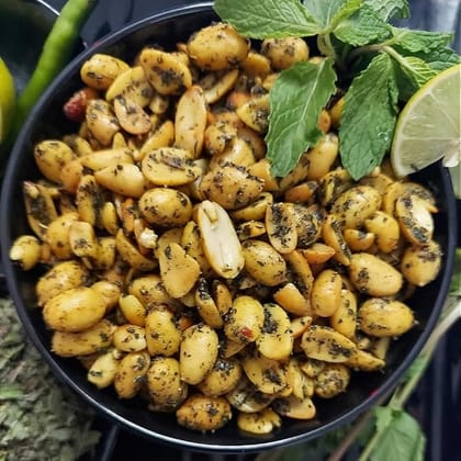 TURF FRESH Tangy Mint Sing Dana | Chatpata Nimbu Pudina Peanuts | Crunchy Snack TURF FRESH Tangy Mint Sing Dana | Chatpata Nimbu Pudina Peanuts | Crunchy Snack