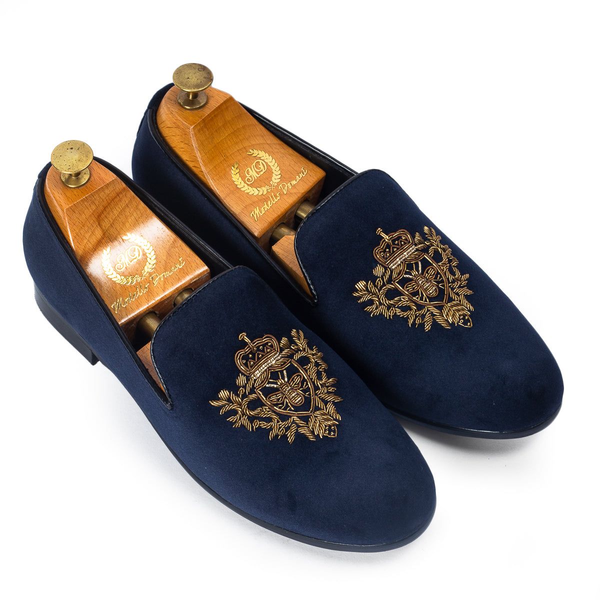 The Regal Bee Slipons (Navy)-EU 42 / UK 8 / Navy