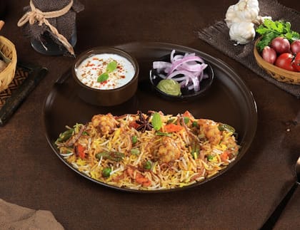 Subz Khazana Biryani Thali