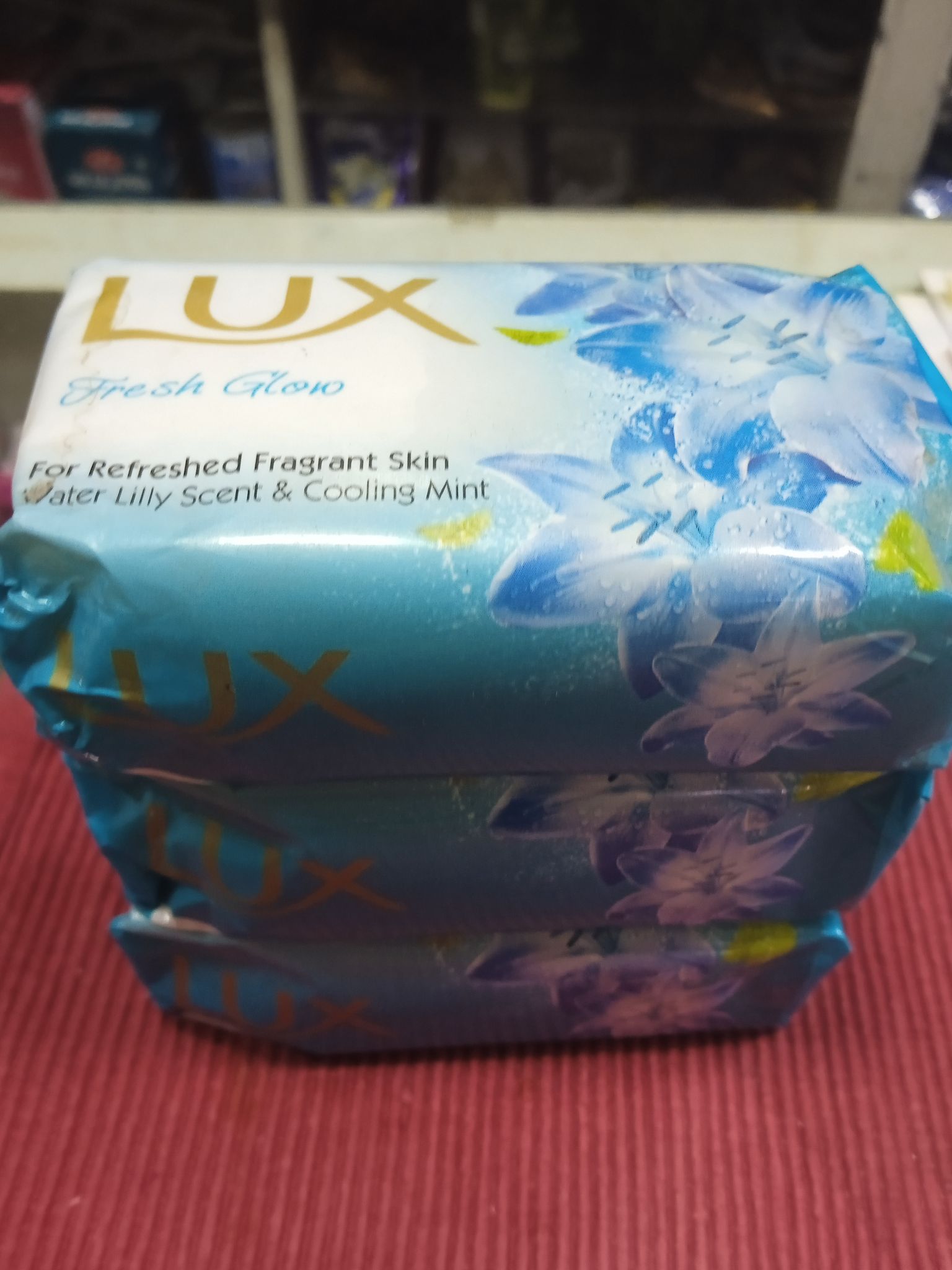 Lux fresh glow water scent & cooling mint 150g*3