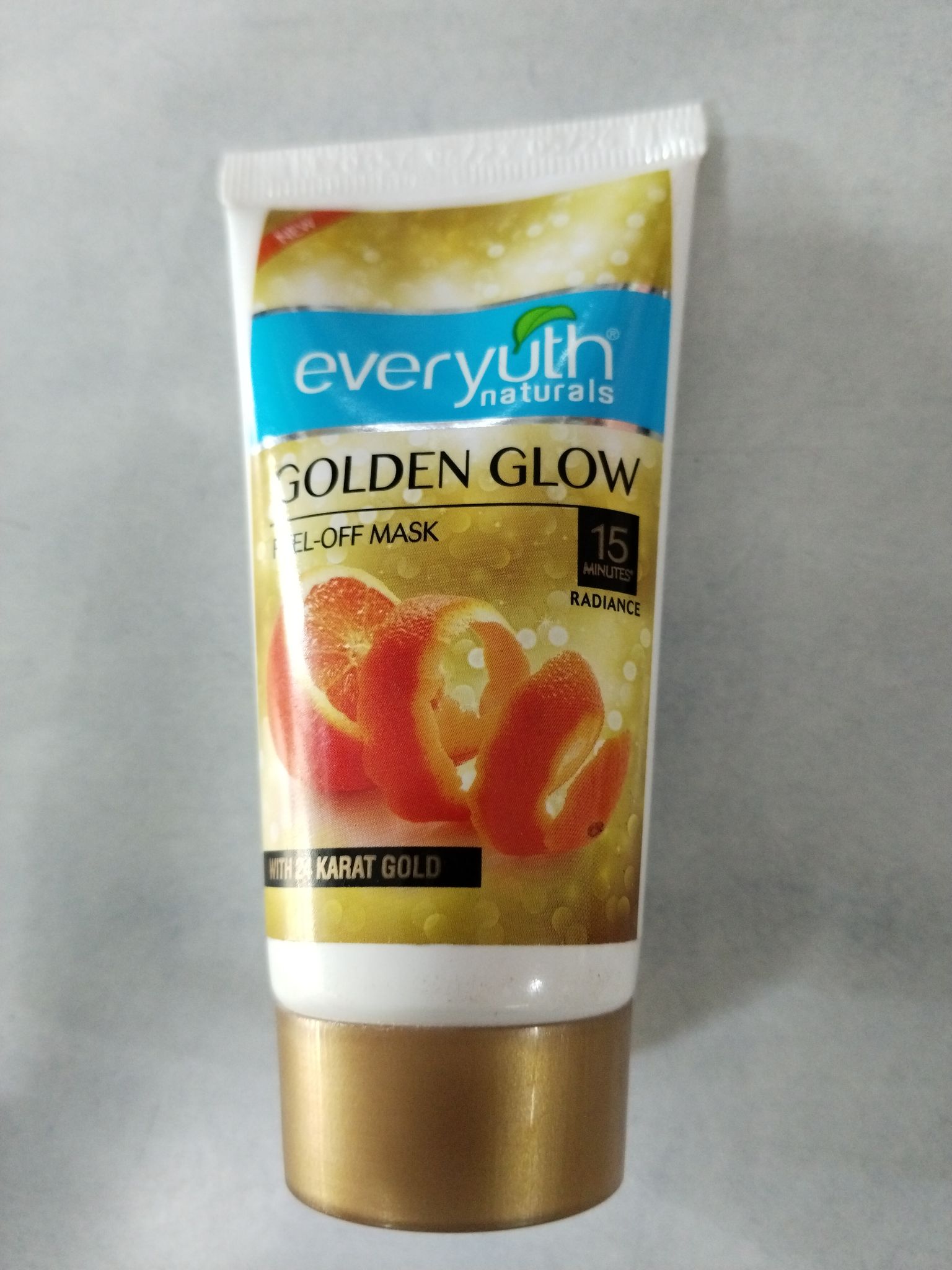 Everyuth naturals golden glow peel off mask