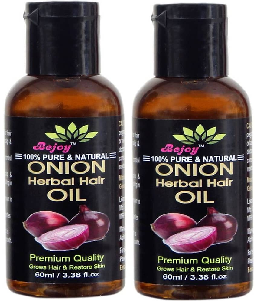 BEJOY Red Onion Oil-  For Hair Treatment 120 mL Pack of 2