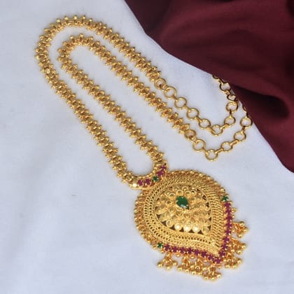 Premium Micro Plated Mango Design chain Pendant
