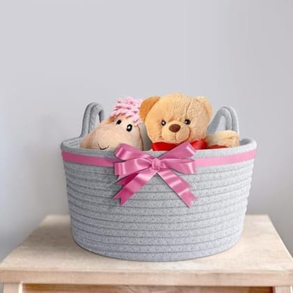 Generic Cotton Pack Of_1 Plain Cat Basket 9x5 Inch (Grey)-PID66439 Generic Cotton Pack Of_1 Plain Cat Basket 9x5 Inch (Grey)-PID66439