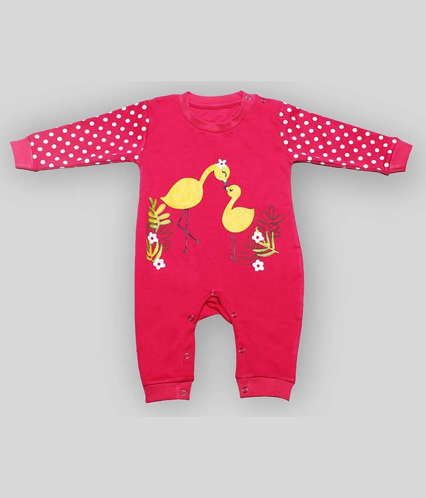 Babeezworld Pack of 1 Baby Girls Cotton Bodysuit ( Multicolor )