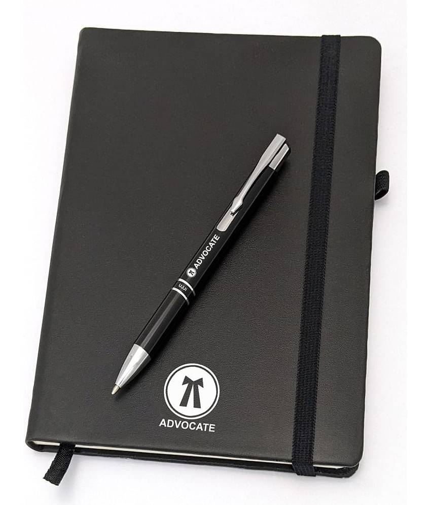 UJJi 2in1 Advocate Gifts in Click Metal Pen with Notebook Set