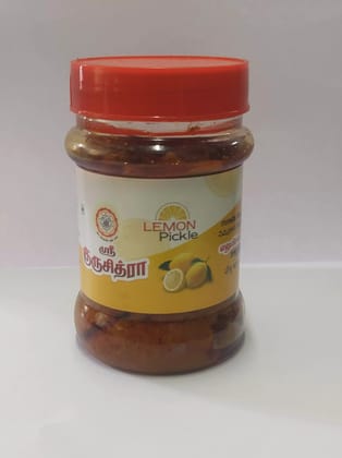 Shri Guruchitra Lemon Pickle – 200g | Traditional Tangy & Spicy Preparation Shri Guruchitra Lemon Pickle – 200g | Traditional Tangy & Spicy Preparation