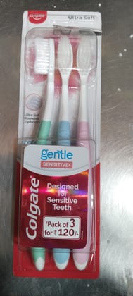 Colgate Gentle Sensitive toothbrush 'pack of 3 