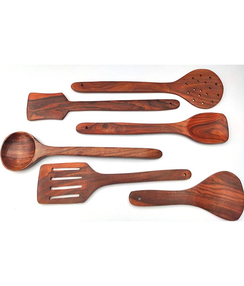 TFS Wood Spatula 4-6 Pcs