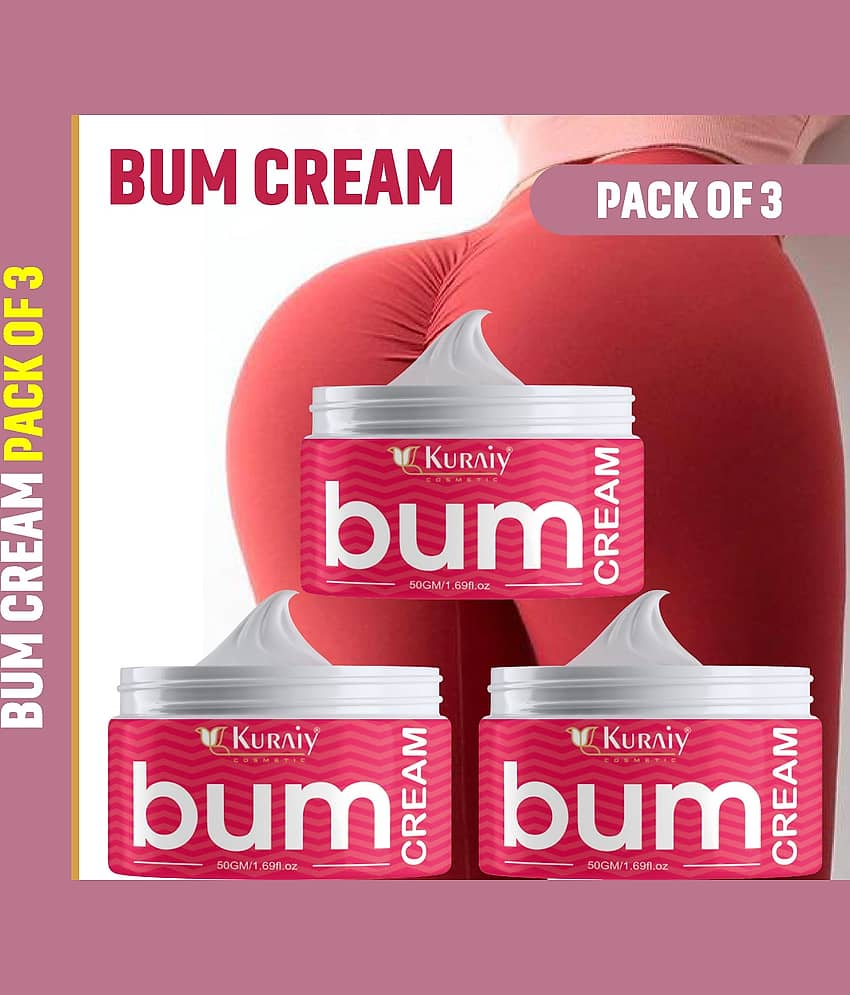 KURAIY Shea Butter Hip Lifting Cream Hip cream hip lift massage cream Pack of 3