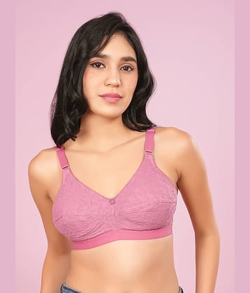 Eve's Beauty Pack of 1 Cotton Non Padded Minimizer Bra For Women ( Maroon )