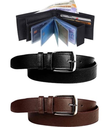 Kastner - Multicolor PU Men's Casual Belt ( Pack of 3 )