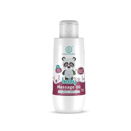 Khadi Natural Baby Massage Oil with Vitamin E and Olive, For Moisturizing Skin - 150ml