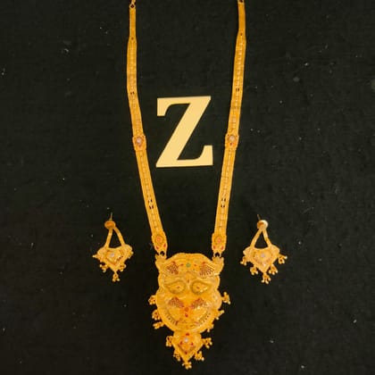 ZEVAR I One Gram Gold Plated Jewellery Set