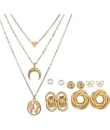 YOUBELLA Golden Body Chain ( Pack of 1 )