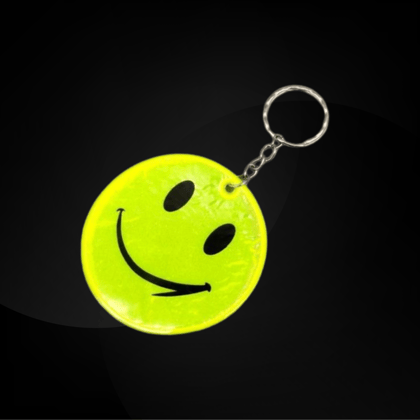 Smiley GID Key Chain - 6PC Smiley GID Key Chain - 6PC