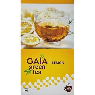 GAIA Lemon Green Tea Green Tea Bags Box (25 Bags)(153455011)