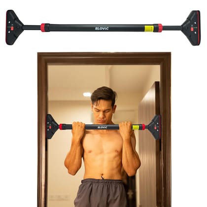 Slovic Pro Doorway Pull Up Bar – Wide Grip Mount | Extra Stability | 200 kg Slovic Pro Doorway Pull Up Bar – Wide Grip Mount | Extra Stability | 200 kg