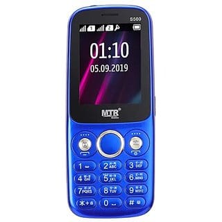 MTR S500 (Dual SIM, 2.4 Inch Display, 3000mAh Battery, Blue)